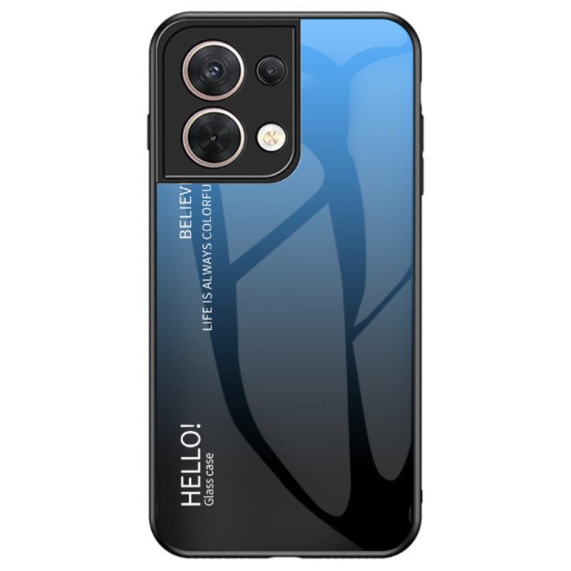 θηκη κινητου Oppo Reno 8 Tempered Glass Γεια Σας